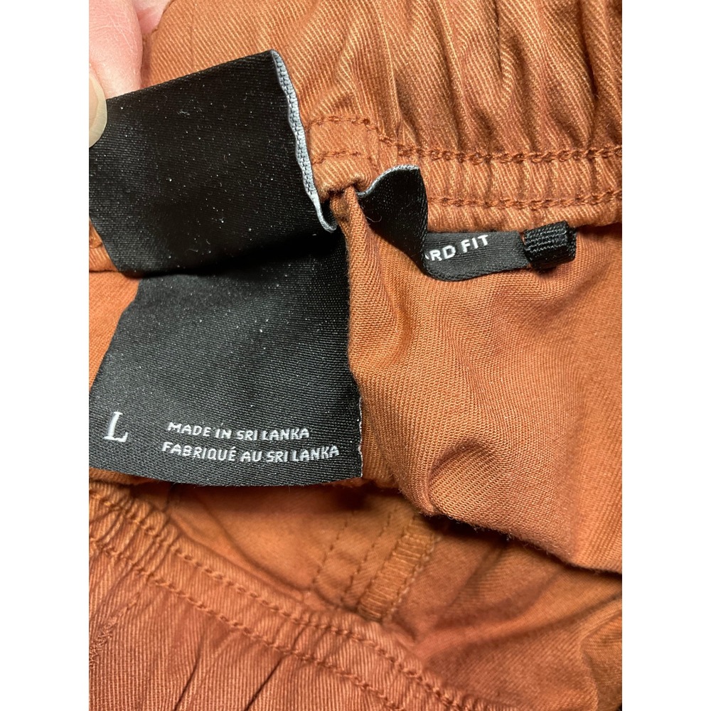 Prana woman's  Standard Fit Organic Cotton Stretch Pants Rust Orange Size Large - Picture 8 of 11